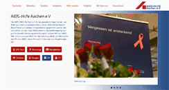 Desktop Screenshot of aidshilfe-aachen.org
