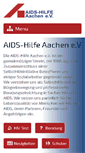 Mobile Screenshot of aidshilfe-aachen.org